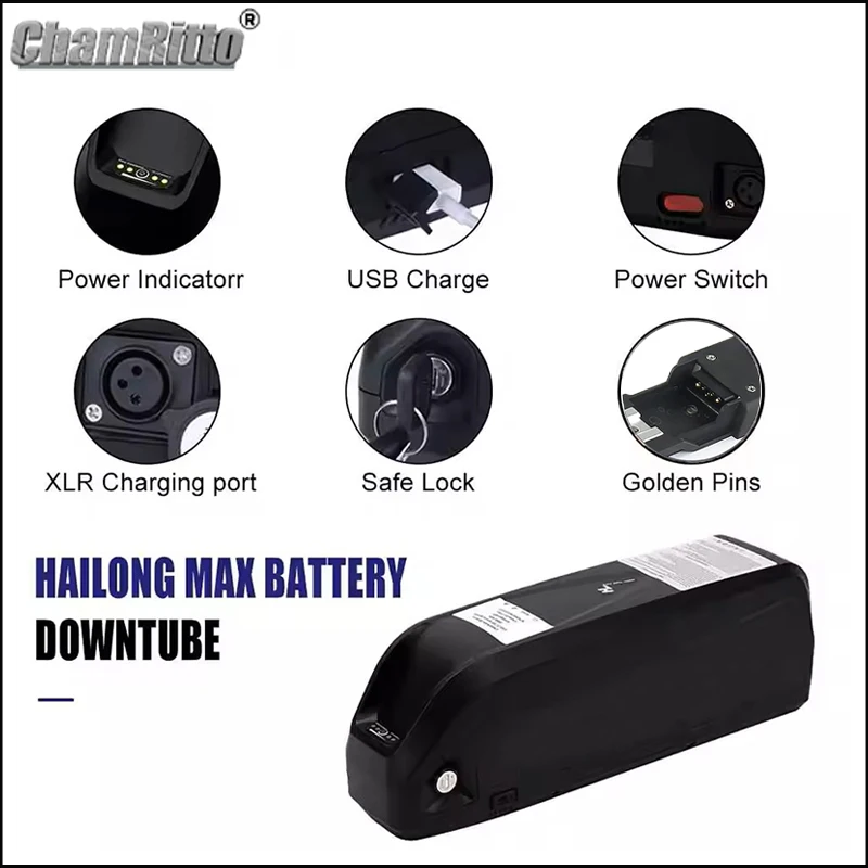72V60V 48V 20AH 52V 36V 30AH 4 - Ebike Battery 48V 20Ah Hailong recension och pris