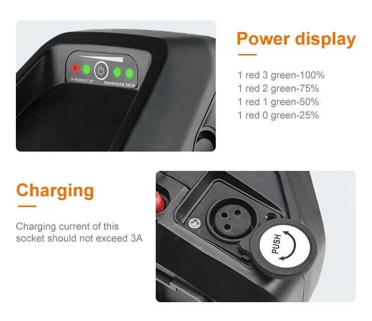 Liitokala 48V Electric Bicycle - Ebike Battery 48V 20Ah Hailong recension och pris