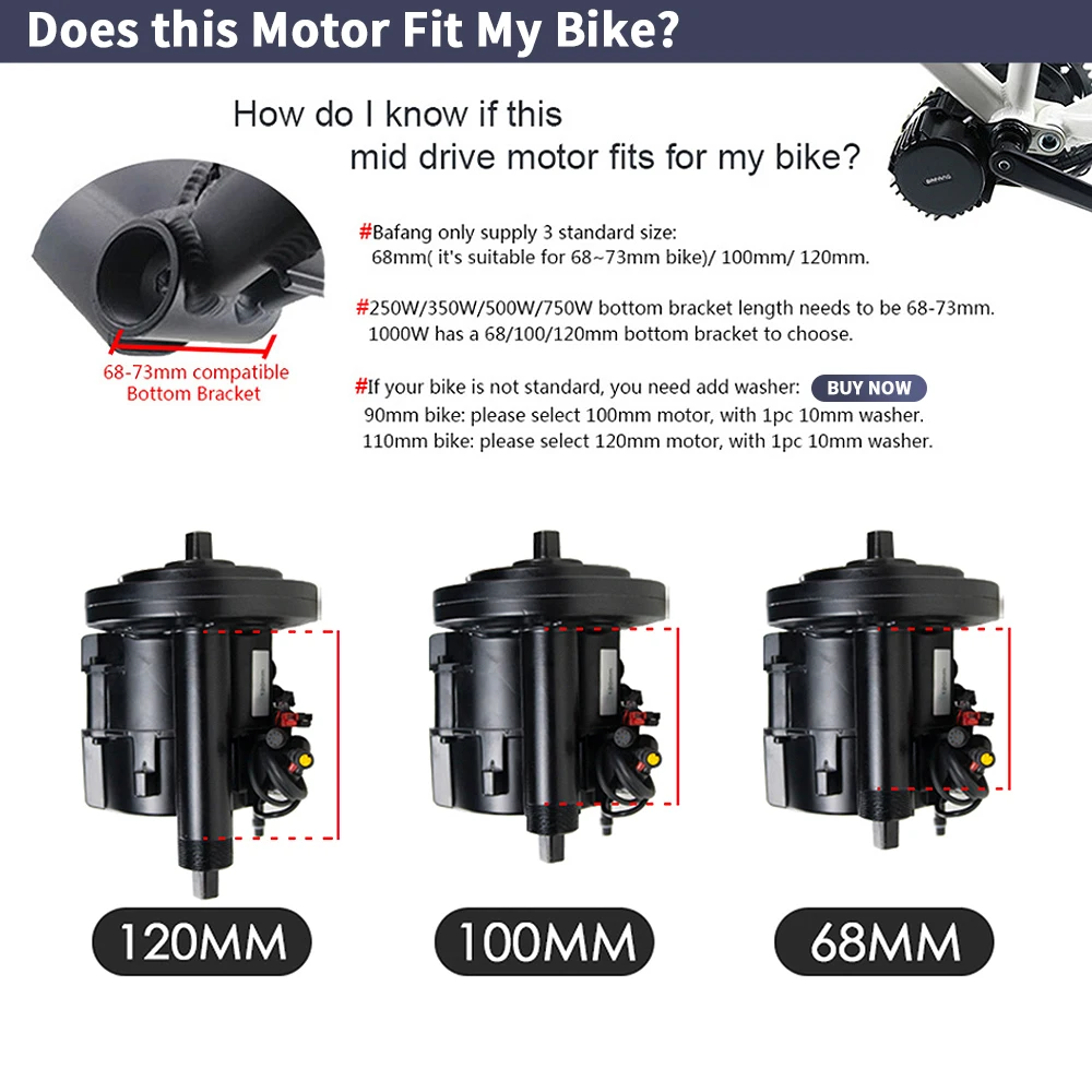 Bafang BBSHD 1000W 52V 48V 68m - Mid Drive Motor Kit 52V 1000W recension och pris
