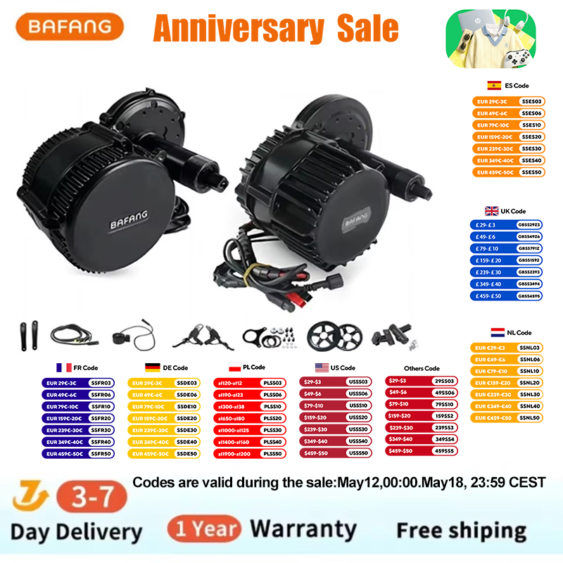 Bafang BBSHD 1000W  48V 68mm M - Bafang Bbshd 1000W Conversion Kit recension och pris